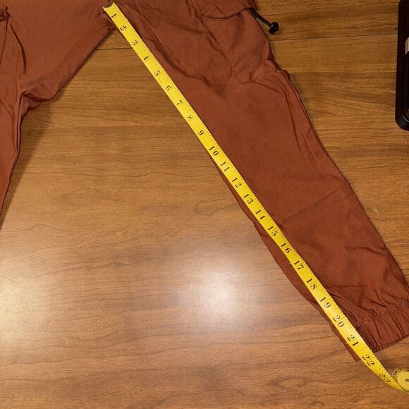 Kids' Stylish Orange Cargo Pants - Picture 4 of 10